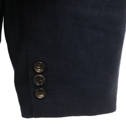 COMME des GARCONS HOMME 90s Linen Blazer Navy Size M