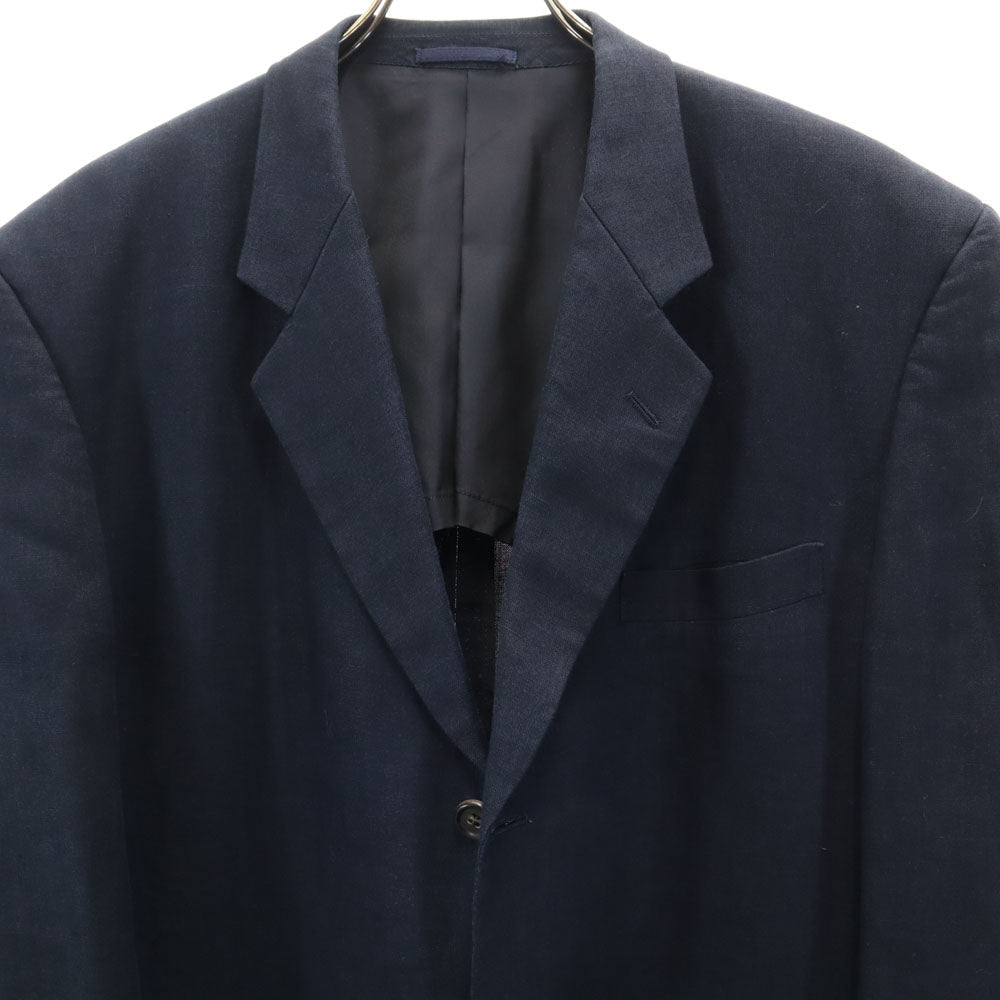 COMME des GARCONS HOMME 90s Linen Blazer Navy Size M
