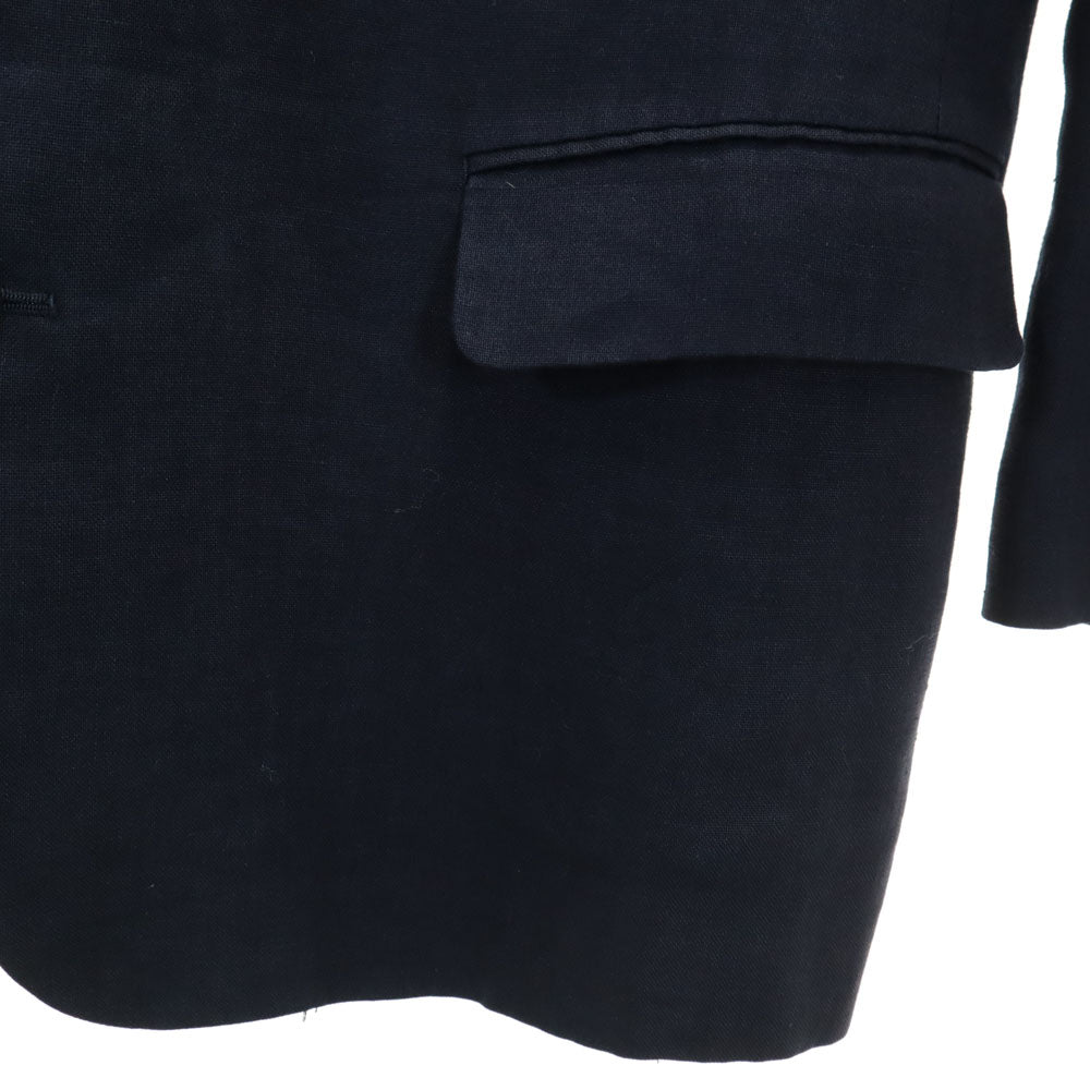 COMME des GARCONS HOMME 90s Linen Blazer Navy Size M