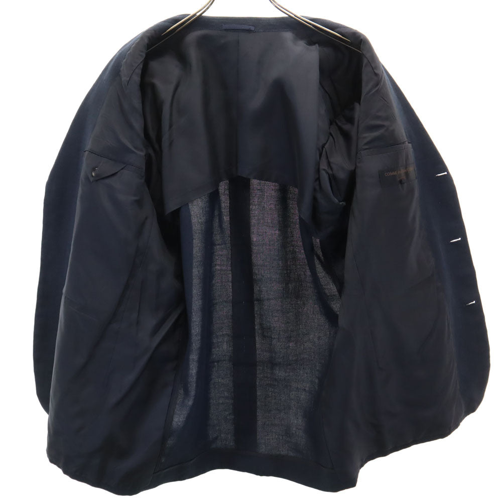 COMME des GARCONS HOMME 90s Linen Blazer Navy Size M
