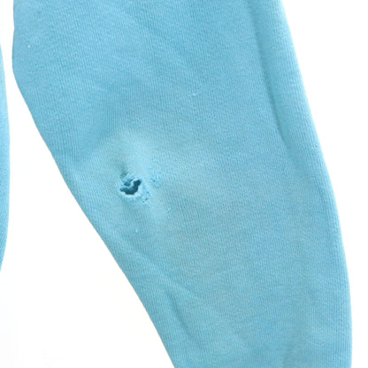 Spring Foot 60s 70s Vintage Back Light Blue Sweatshirt Size L
