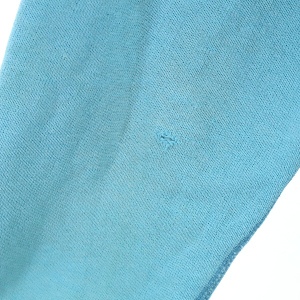 Spring Foot 60s 70s Vintage Back Light Blue Sweatshirt Size L