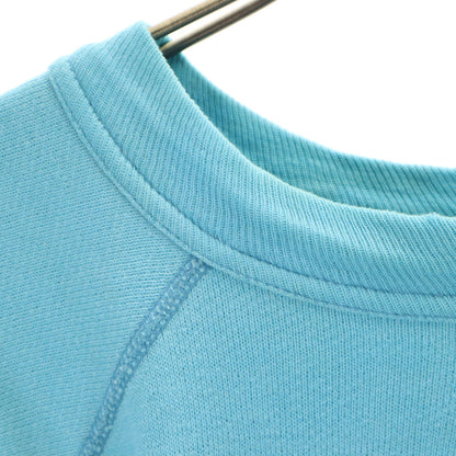 Spring Foot 60s 70s Vintage Back Light Blue Sweatshirt Size L