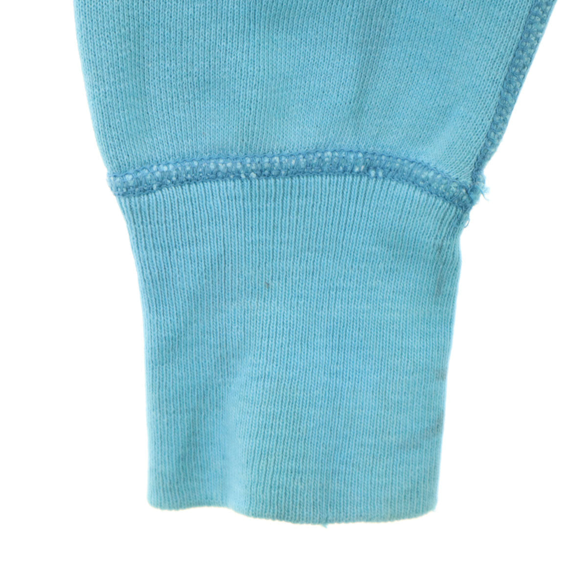 Spring Foot 60s 70s Vintage Back Light Blue Sweatshirt Size L