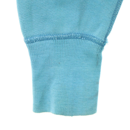 Spring Foot 60s 70s Vintage Back Light Blue Sweatshirt Size L