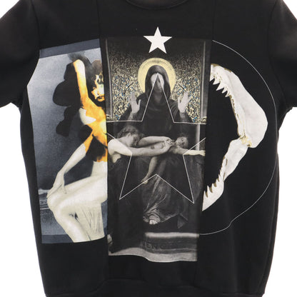GIVENCHY 15AW Madonna Fleece Lined Sweatshirt Black