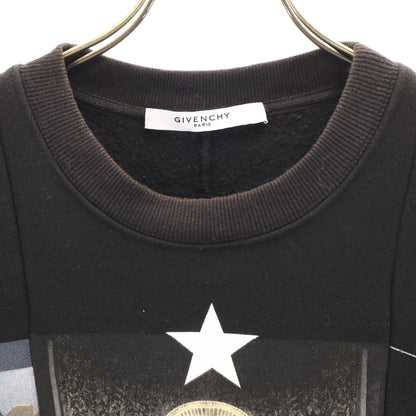 GIVENCHY 15AW Madonna Fleece Lined Sweatshirt Black