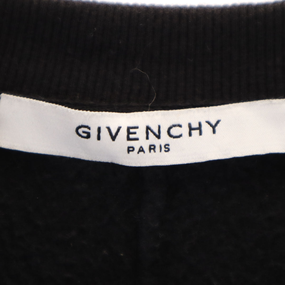 GIVENCHY 15AW Madonna Fleece Lined Sweatshirt Black