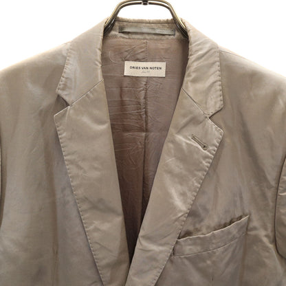 DRIES VAN NOTEN Greige Blazer Size 48