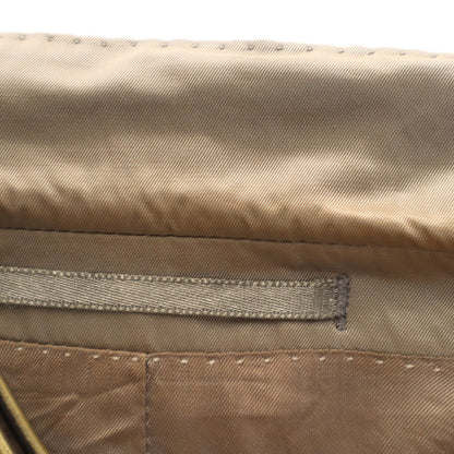 DRIES VAN NOTEN Greige Blazer Size 48