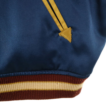 USS Blue Reversible Dragon Souvenir Jacket Size M
