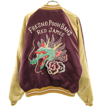USS Blue Reversible Dragon Souvenir Jacket Size M
