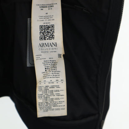 ARMANI COLLEZIONI Bulgarian Blouson Black Size 54