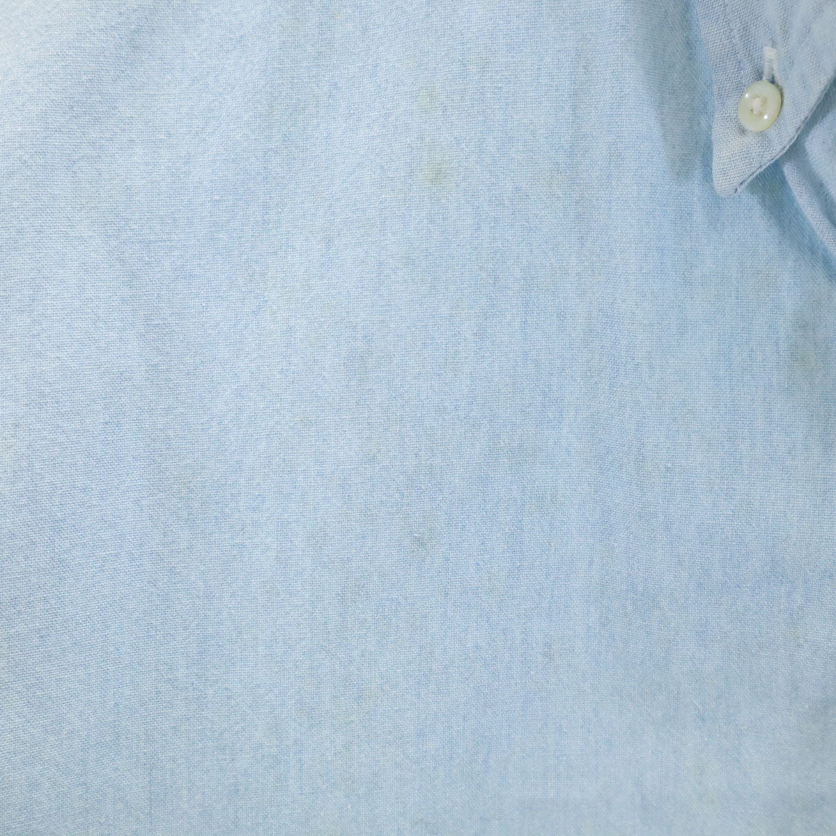 POLO COUNTRY 80s 90s Vintage Cotton Shirt Light Blue Size M
