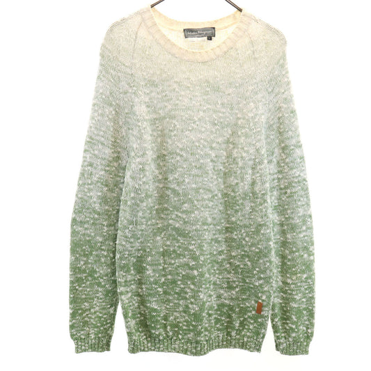 SalvatoreFerragamo 90s Vintage Ombre Sweater Green Size L