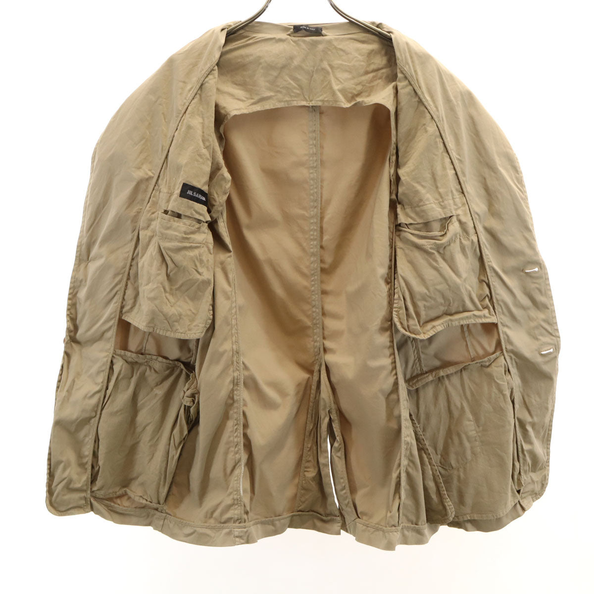 JIL SANDER Made in Italy Blazer Beige Size 48