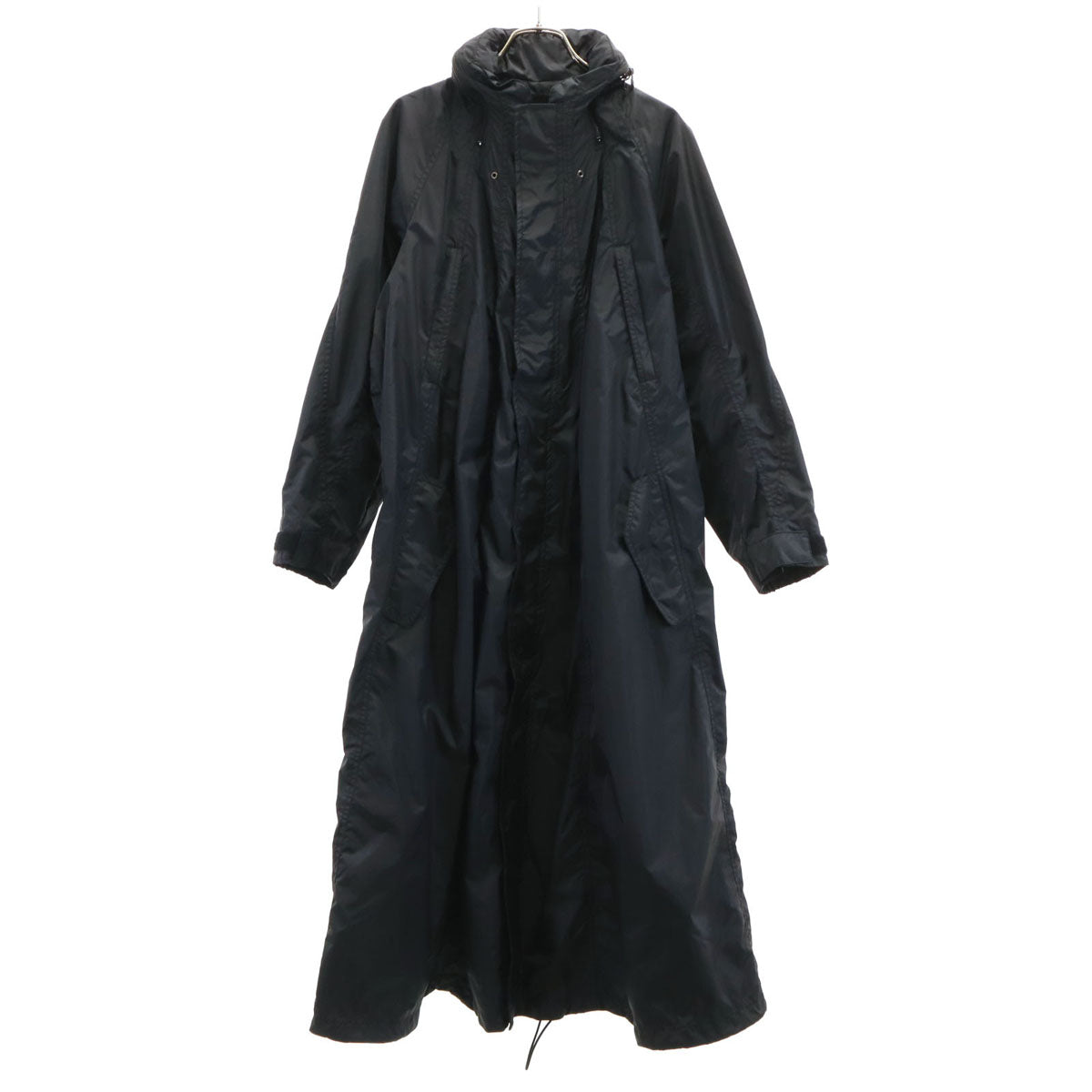 ISSEY MIYAKE FETE Made in Japan Mesh Lined Coat Black Size 2