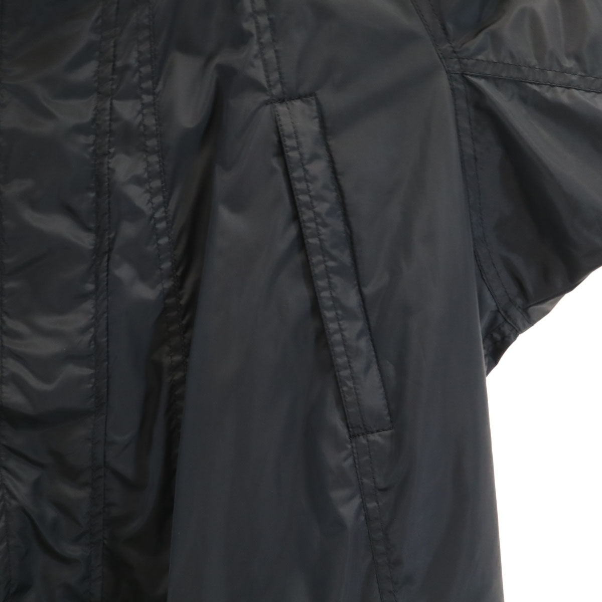 ISSEY MIYAKE FETE Made in Japan Mesh Lined Coat Black Size 2