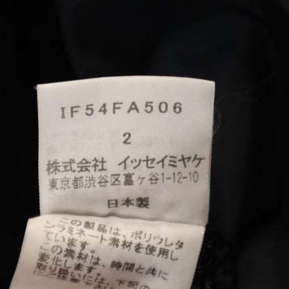 ISSEY MIYAKE FETE Made in Japan Mesh Lined Coat Black Size 2