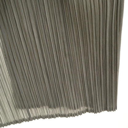 PLEATS PLEASE Pleated Long Cardigan Gray
