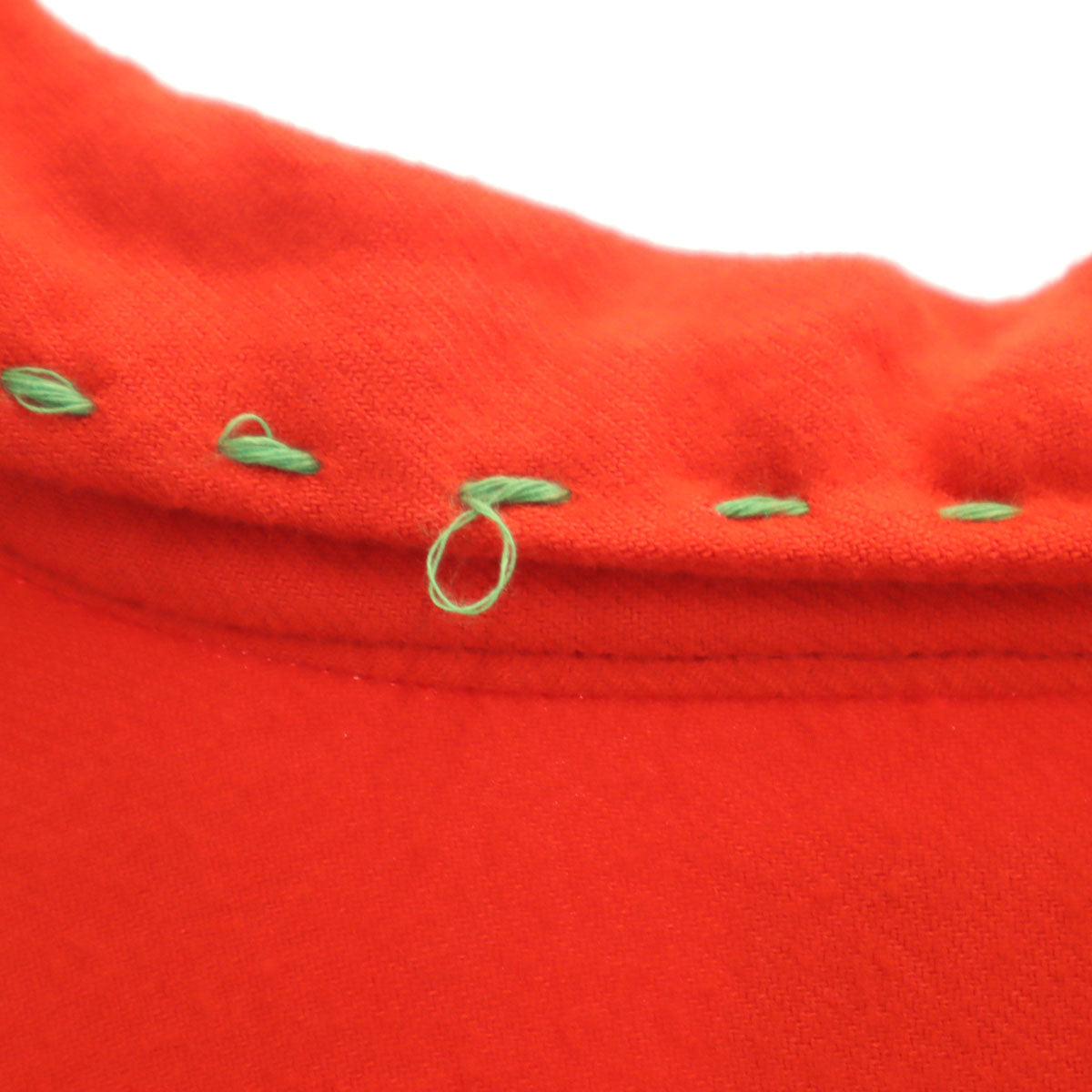 COUNTRY SQUIRE 50s Vintage Open Collar Shirt Red Size L