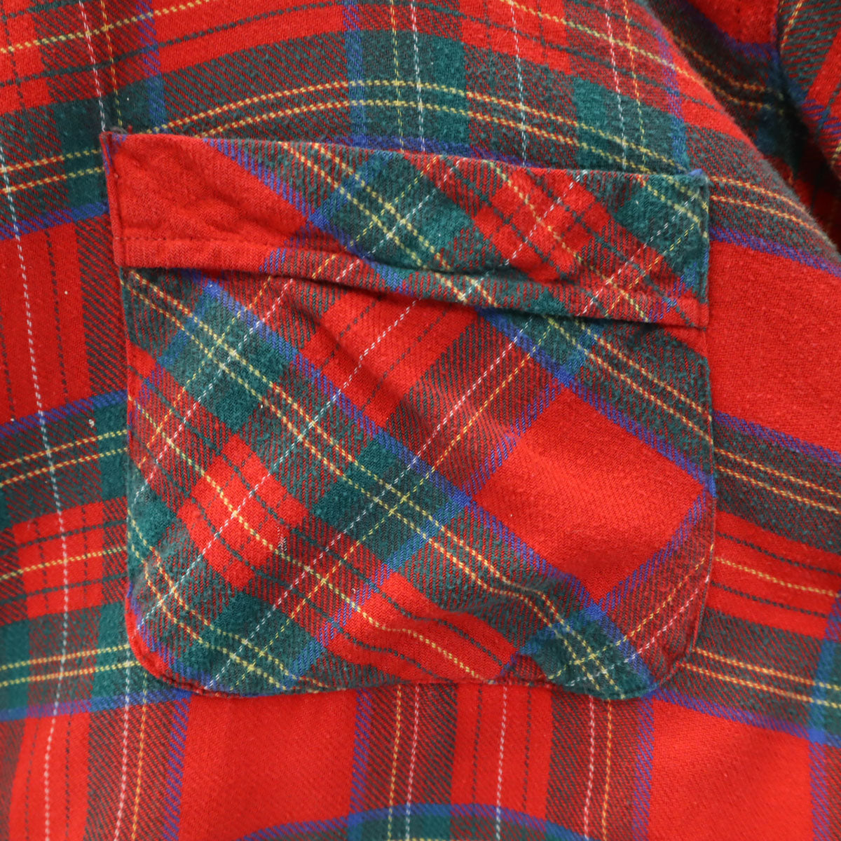 Lone Crest by Modern 50s Vintage Check Open Shirt Red Size L