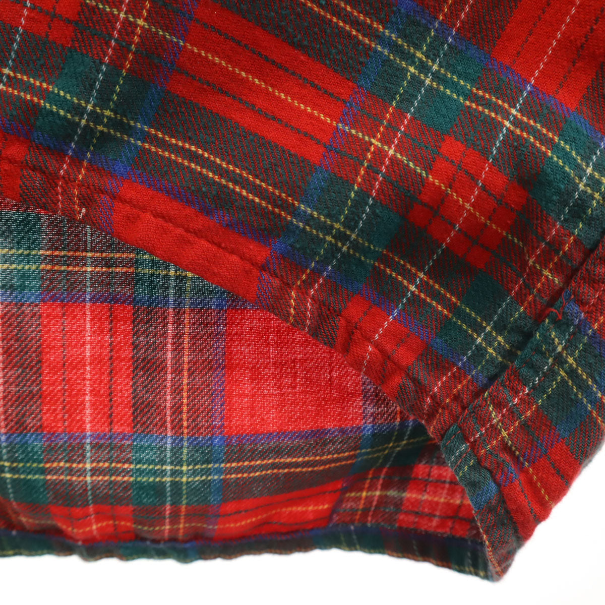 Lone Crest by Modern 50s Vintage Check Open Shirt Red Size L