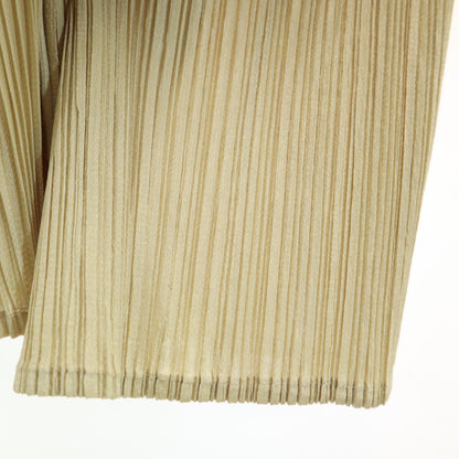 PLEATS PLEASE 90s Pleated Cardigan Beige Size JP 3