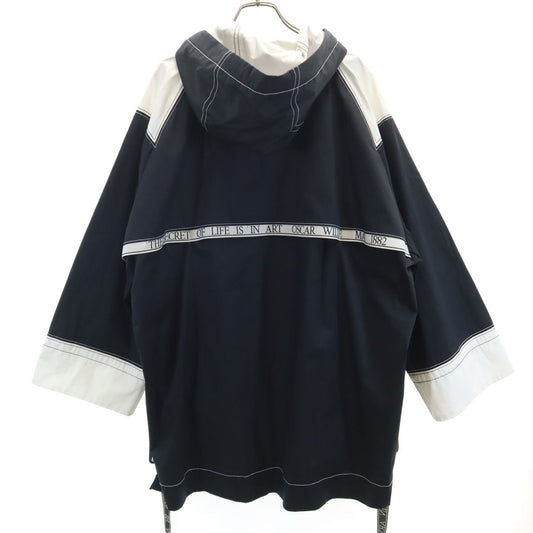 J.W.Anderson. Black Anorak Hoodie Size 48