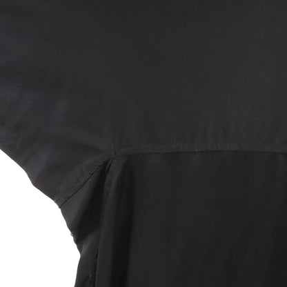 Y's Made in Japan Dolman Long Band Collar Shirt Black Size 1