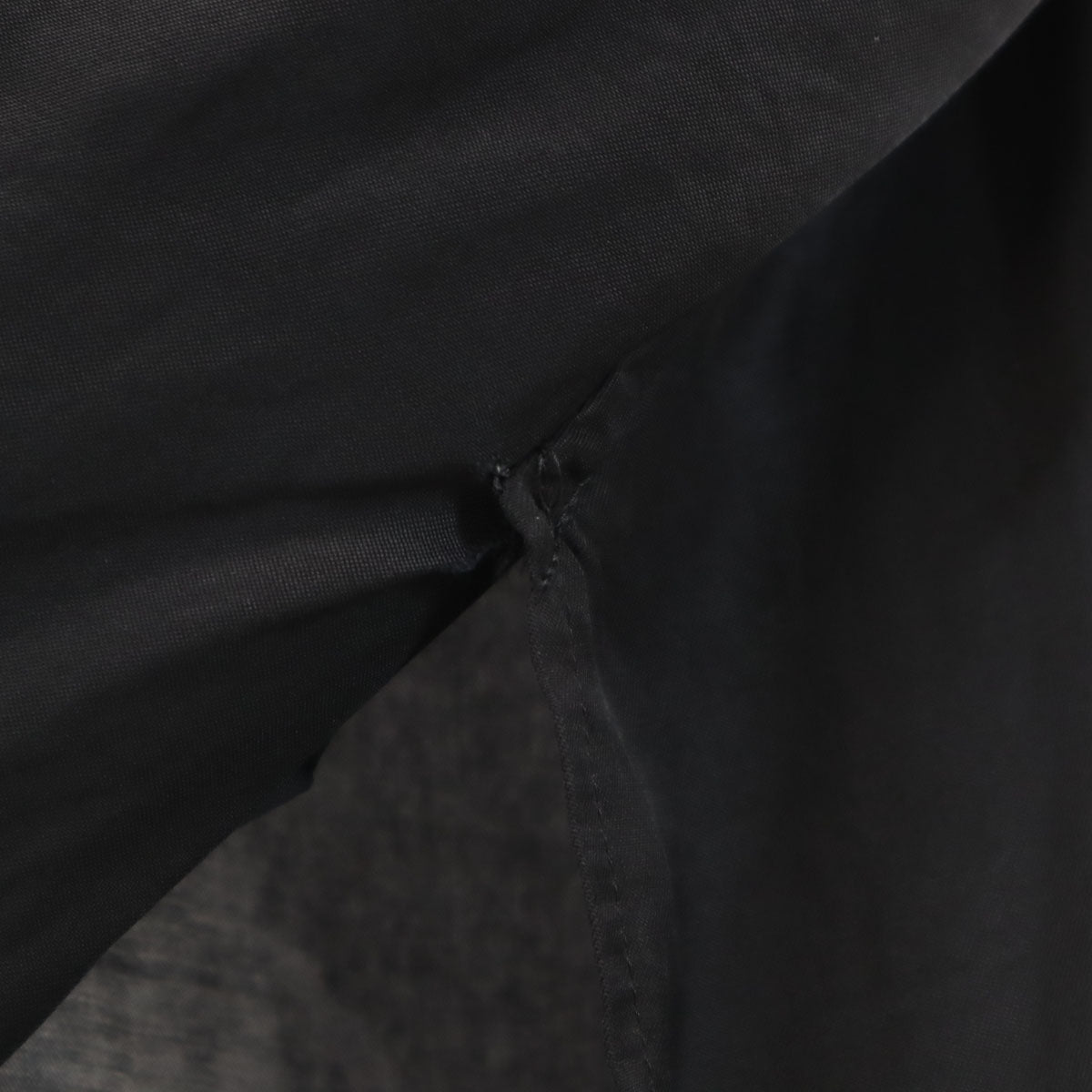 Y's Made in Japan Dolman Long Band Collar Shirt Black Size 1