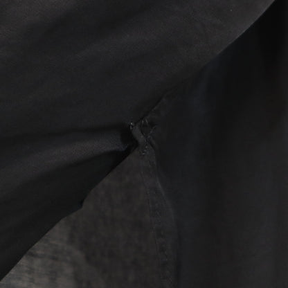 Y's Made in Japan Dolman Long Band Collar Shirt Black Size 1