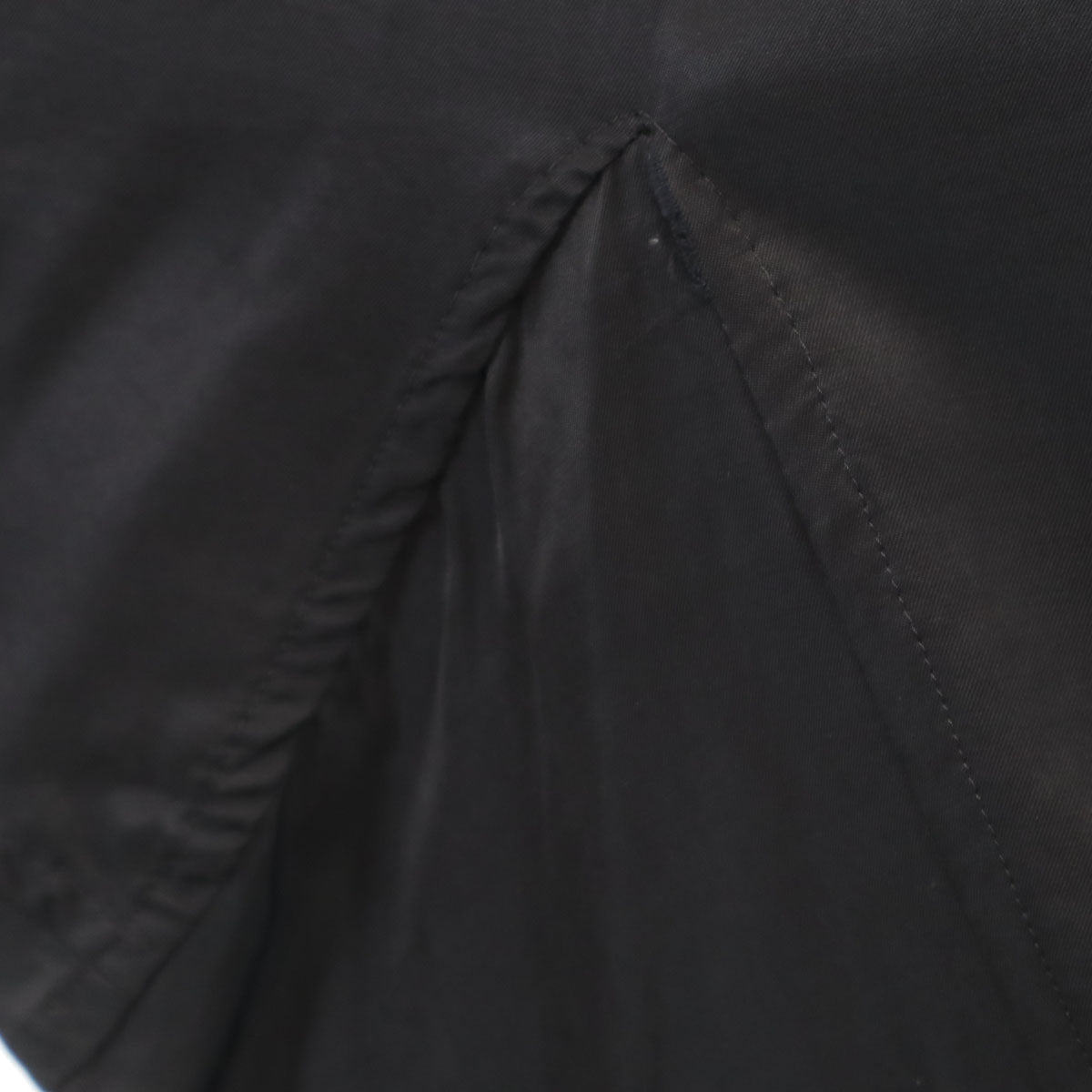 Y's Made in Japan Dolman Long Band Collar Shirt Black Size 1