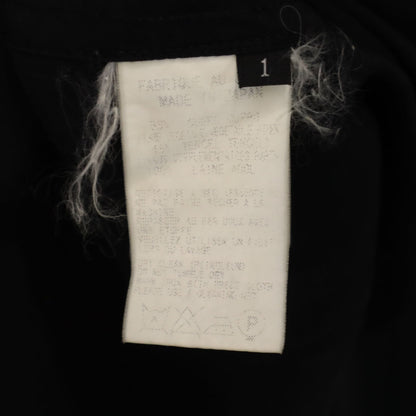 Y's Made in Japan Dolman Long Band Collar Shirt Black Size 1