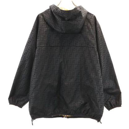 FENDI Italian Zucca Reversible Packable Jacket Black Size S