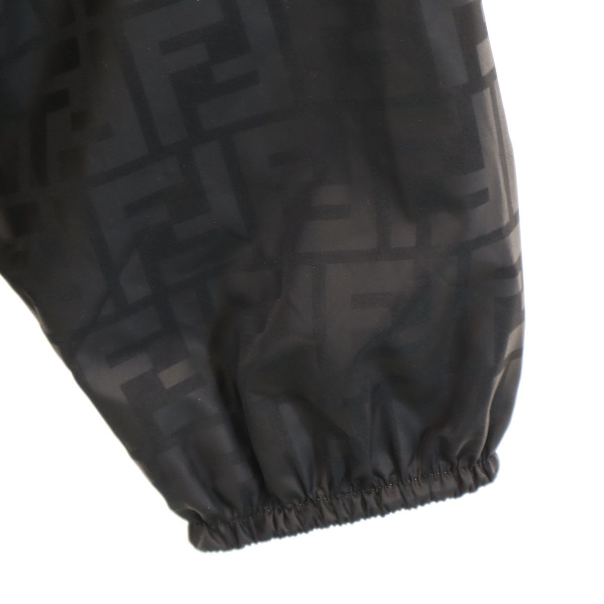 FENDI Italian Zucca Reversible Packable Jacket Black Size S
