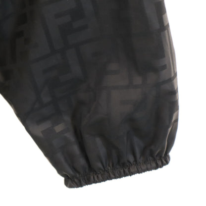 FENDI Italian Zucca Reversible Packable Jacket Black Size S