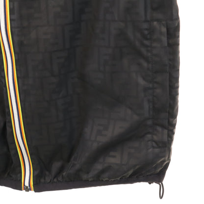 FENDI Italian Zucca Reversible Packable Jacket Black Size S