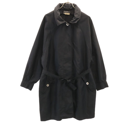 Salvatore Ferragamo 90s Packable Bal Coat Black Size S