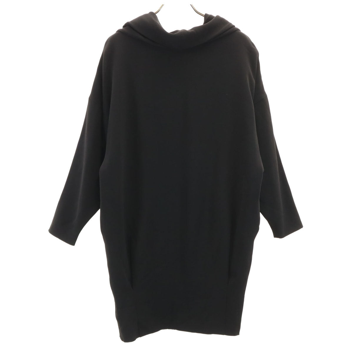 GUCCI Italian Long Sleeve Midi Dress Black Size 36