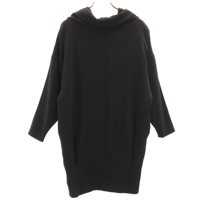 GUCCI Italian Long Sleeve Midi Dress Black Size 36