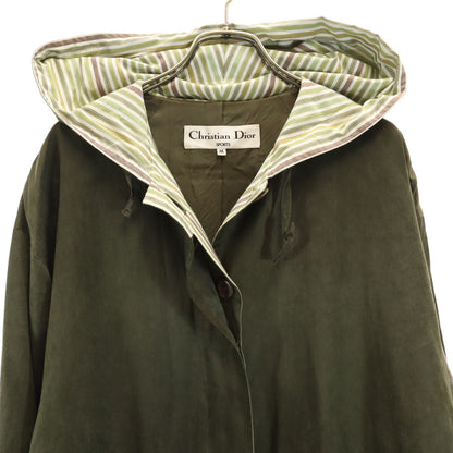 Christian Dior SPORTS 90s Silk Blend Coat Khaki Size M