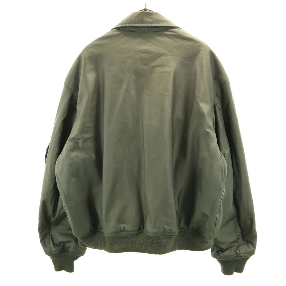 US AIR FORCE 90s CWU-45/P Alpha Flight Jacket Khaki Size XL