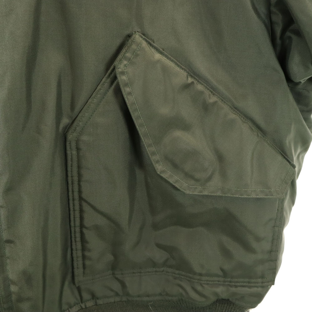 US AIR FORCE 90s CWU-45/P Alpha Flight Jacket Khaki Size XL