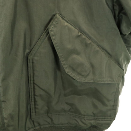 US AIR FORCE 90s CWU-45/P Alpha Flight Jacket Khaki Size XL