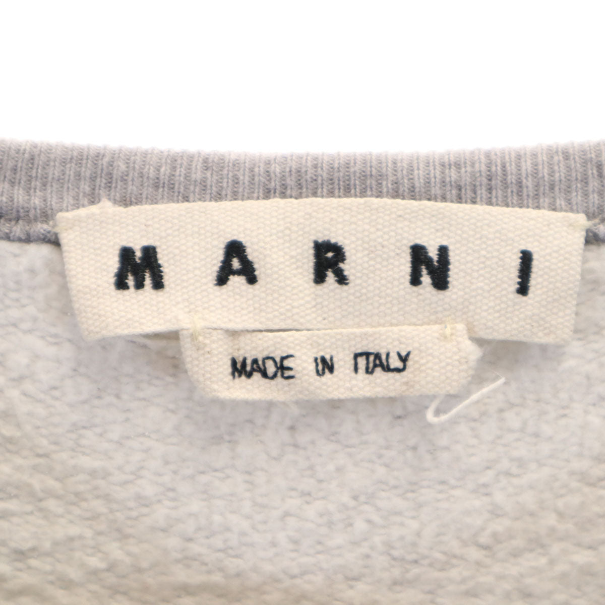 MARNI Italy Long Sleeve Sweatshirt Gray Size 44