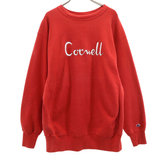Champion 80s USA Reverse Weave Sweatshirt Red Size XL