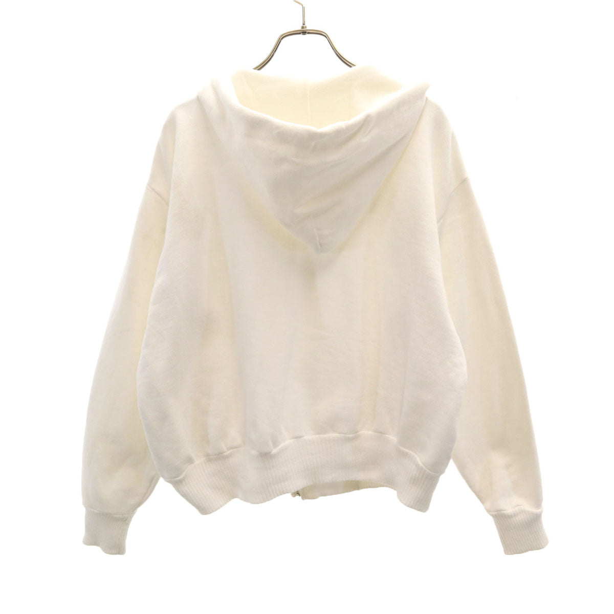 AKOM 60s Vintage Full Zip Hoodie White Size L
