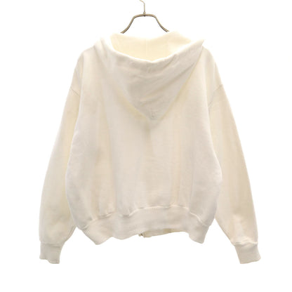 AKOM 60s Vintage Full Zip Hoodie White Size L