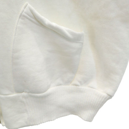 AKOM 60s Vintage Full Zip Hoodie White Size L
